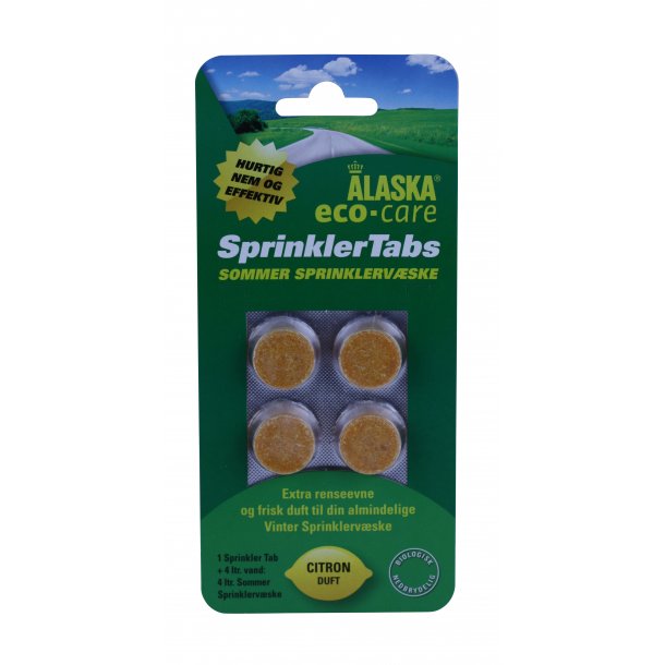 Alaska Eco-Care SprinklerTabs med Citron duft