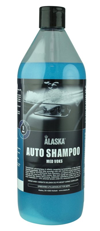 Værdiløs Fiasko Begrænsning Alaska Autoshampoo med voks 1.0 ltr.