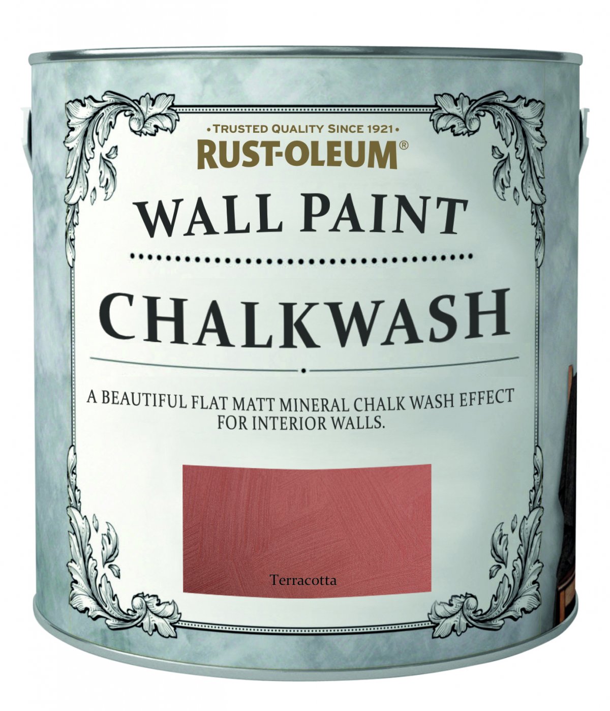 CHALKWASH VÆGGE OG LOFT MALING TERRACOTTA 2,5 LTR.