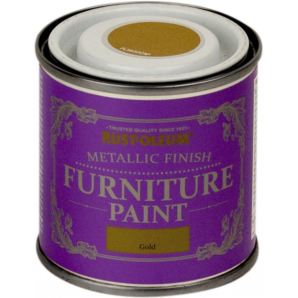 Metallic Finish Furniture Paint guld 125 ml